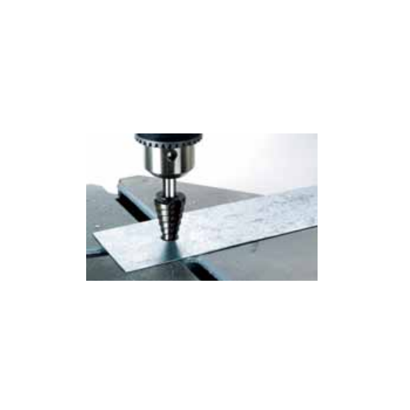 Wiertło Wolfcraft stopniowe walcowe 14 16 8 18 20 30 22 24 28 26mm  (2516000) 3162067 4006885251601
