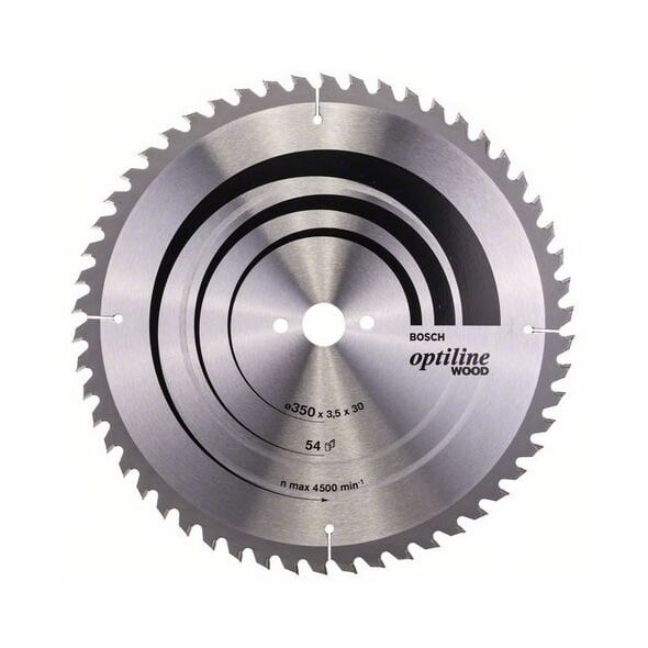 Bosch Tarcza pilarska Optiline Wood 350mm z54 (2.608.640.674) 3133703 3165140194624