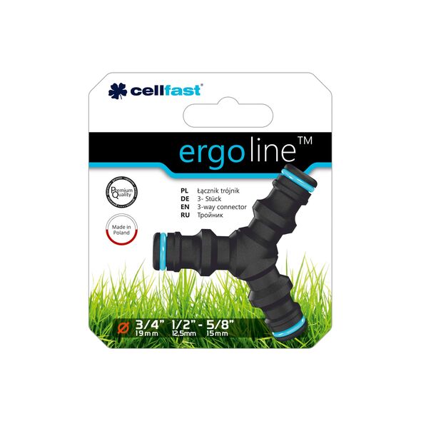 Cellfast Łącznik Ergo trójnik 1/2" 3/4" (53-205) 3160441 5901828859861