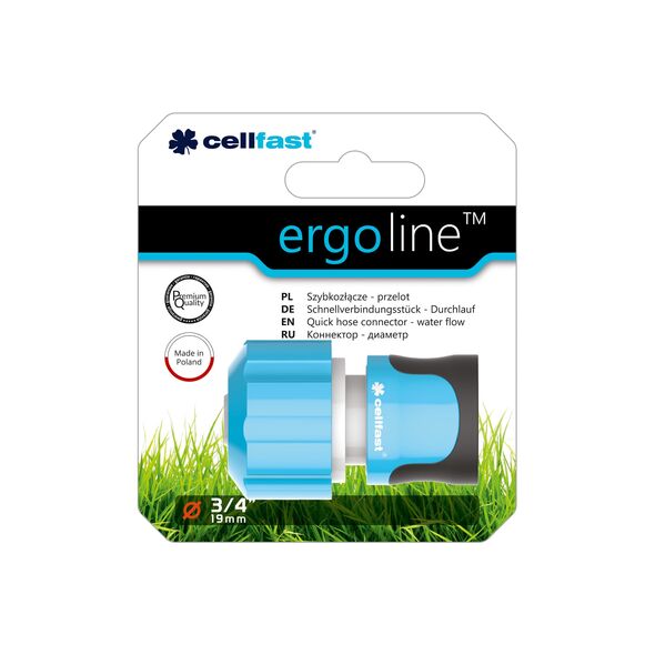Cellfast Szybkozłącze Ergo przelotowe 3/4" (53-135) 3160442 5901828859847
