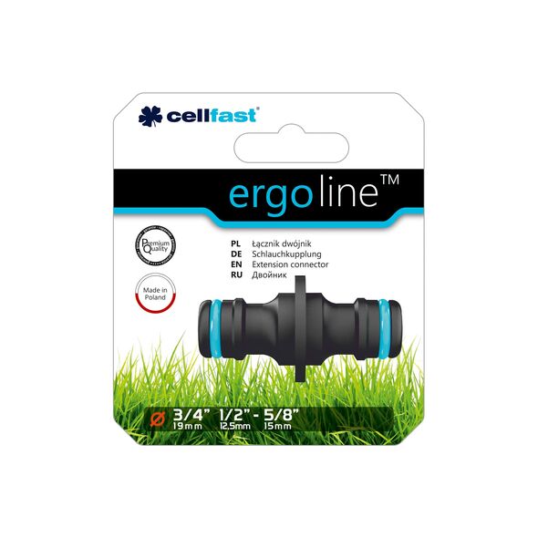 Cellfast Łącznik Ergo dwójnik 1/2" 3/4" (53-200) 3165433 5901828859854