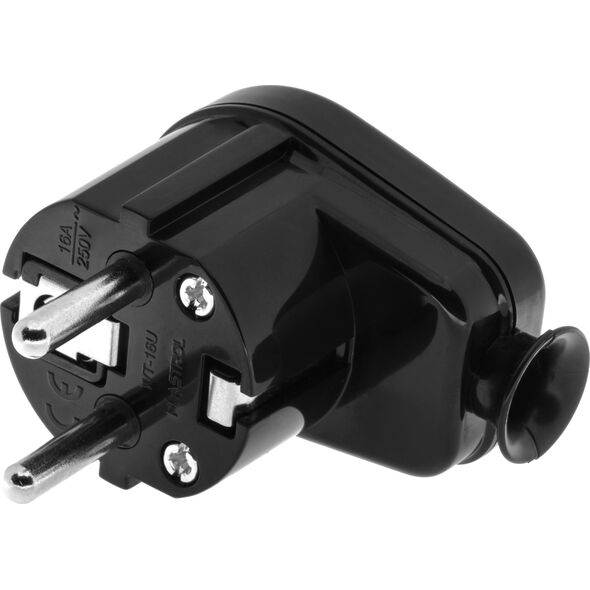 Opal Wtyczka kątowa rozbieralna WT-16 2P+Z 16A czarna 3168623 5906197305155