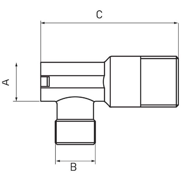 Ferro Zawór kątowy 1/2"x3/4"  (Z1234G) 3170810 5901095659935