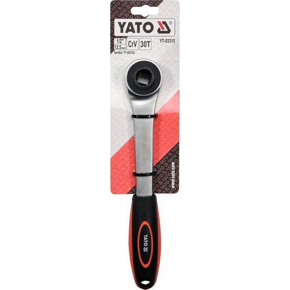 Yato Klucz do śrubunków z grzechotką 1/2" (YT-03315) 3170973 5906083033155