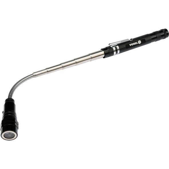 Vorel Chwytak magnetyczny teleskopowy z 3 diodami 170-565mm - 78405 3170975 5906083784057