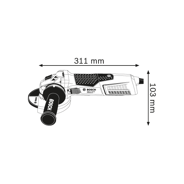 Szlifierka Bosch GWS 19-125 CIE 3172135 3165140838382