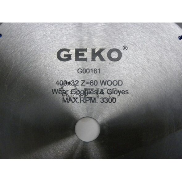 Geko Tarcza do drewna 400 x 32 60 zębów z widią (G00161) 3173010 5901477101182