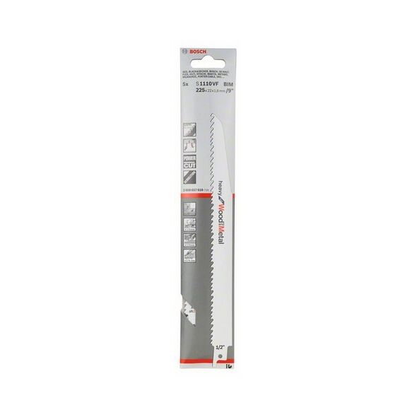 Bosch Brzeszczot do piły szablastej S1110VF 225mm uniwersalny (2608657610) 3176345 3165140543354