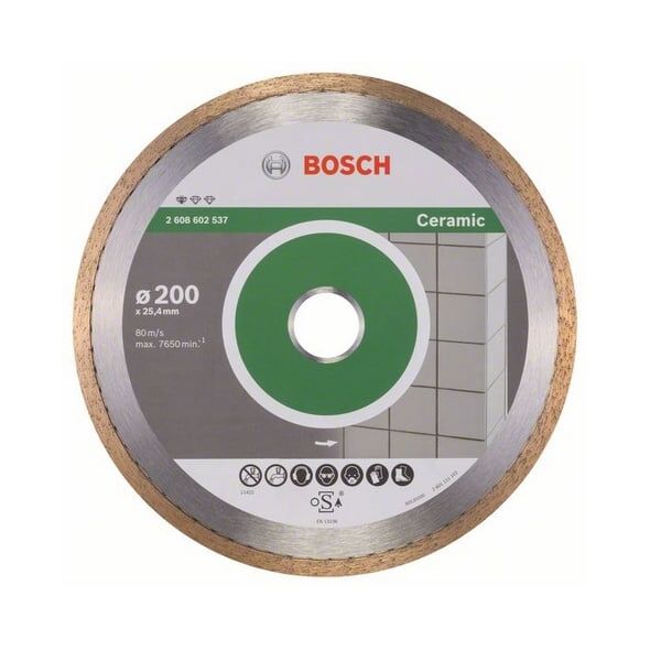 Bosch Tarcza tnąca Standard For Ceramic diamentowa 200x25,4mm (2608602537) 3172205 3165140576413