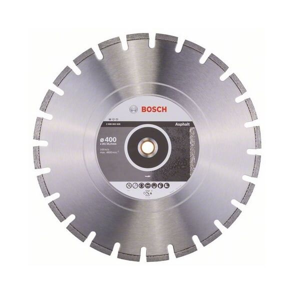 Bosch Tarcza tnąca diamentowa Standard for Asphalt 400 x 25,4mm - 2608602626 3172227 3165140581325