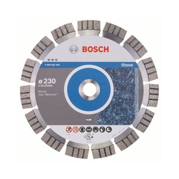 Bosch Tarcza tnąca diamentowa Best for Stone 230 x 22mm - 2608602645 3172208 3165140581516