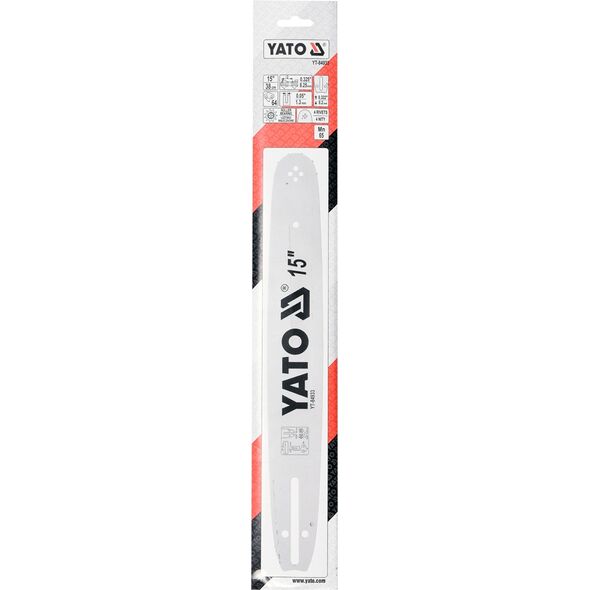 Yato Prowadnica łańcucha 38cm 15" podziałka 0,325" U dla YT-84905, YT-84945, YT-84962 (YT-84933) 3178753 1110003138187