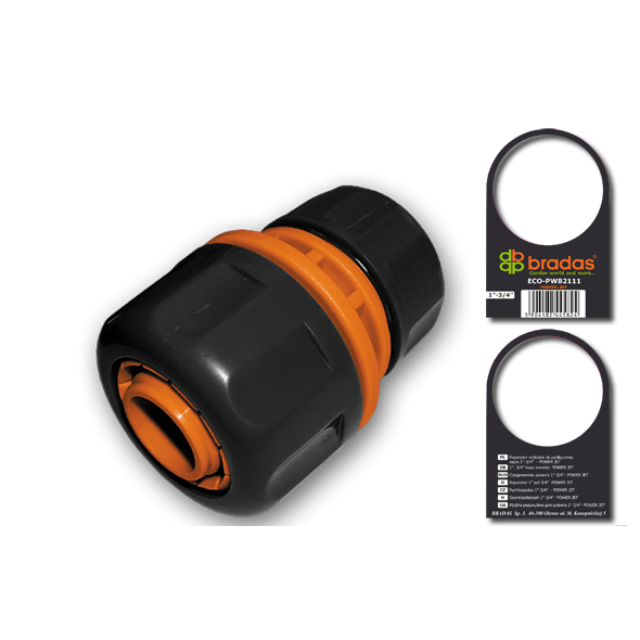 Bradas Reparator do węża 1" / 3/4" z etykietą (ECO-PWB2111) 3180587 5904182440683