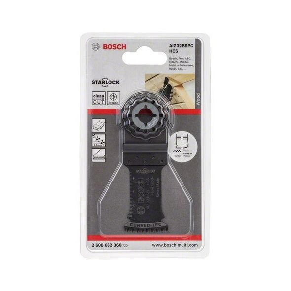 Bosch Brzeszczot HCS do cięcia wgłębnego HCS AIZ 32 BSPC 32 x 50mm (2608662360) 3181605 3165140785051