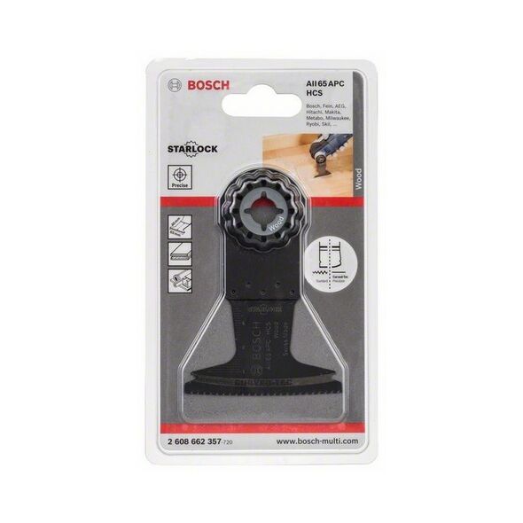 Bosch Brzeszczot HCS do cięcia wgłębnego AII 65 APC 40 x 65mm (2608662357) 3181606 3165140785020