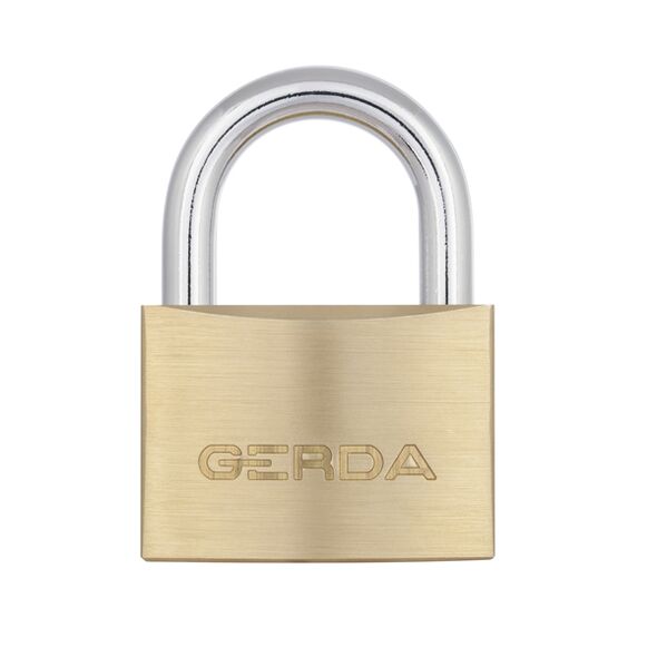 Gerda Kłódka mosiężna 60mm + 3 klucze (KMP60) 3183226 5903373000712
