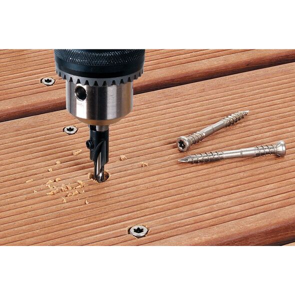 Wolfcraft Nawiertak 3,2mm z fazownikiem 12mm (2498000) 3183844 4006885249806