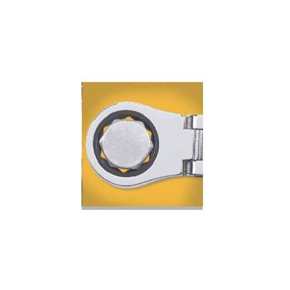 SATA Klucz płasko-oczkowy z grzechotką i przegubem 17mm (46408) 3184539 7891645090425