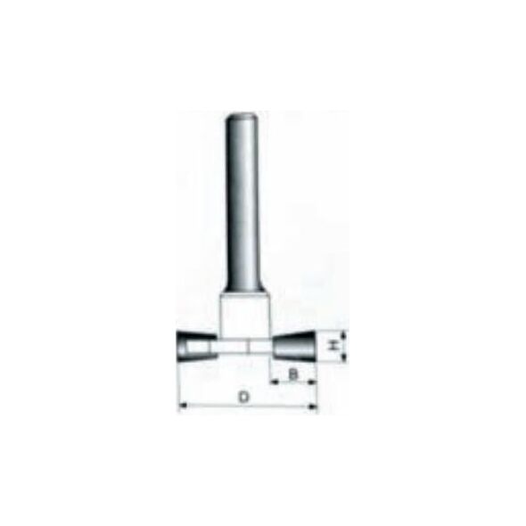 Condor Frez do drewna do rowków 32 x 9,4 x 10mm trzpień 8mm (CON-RB-806) 3192661 5902143124993