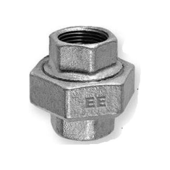 Odlewnia Zawiercie Dwuzłączka płaska 2,5" ocynk 3238206 5907791622983