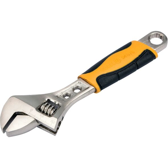 Vorel Klucz nastawny typu szwed 200mm gumowa rękojeść (54071) 3243133 5906083540714