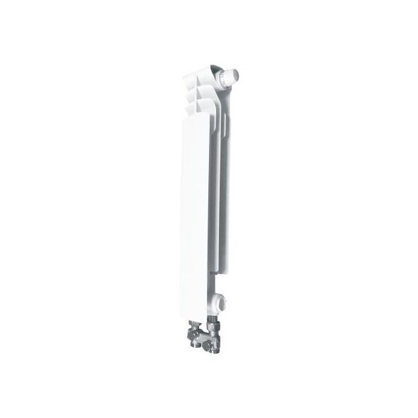 KFA Element grzejnik aluminiowy prawy G 500 F/D zasilanie dolne + zespół przyłączy prostych 50 x 50mm zasilane krzyżowe (878-051-44) 3245004 5907571870146