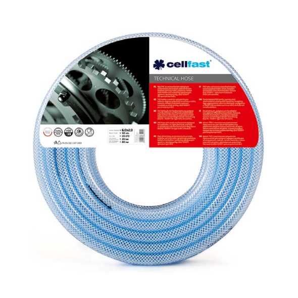 Cellfast Wąż techniczny ogólnego stosowania 6mm x 50m (20-272) 3249270 5907553504298