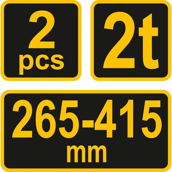 Vorel Podstawki pod samochód 2T 2szt. (80307) 3319823 5906083803079