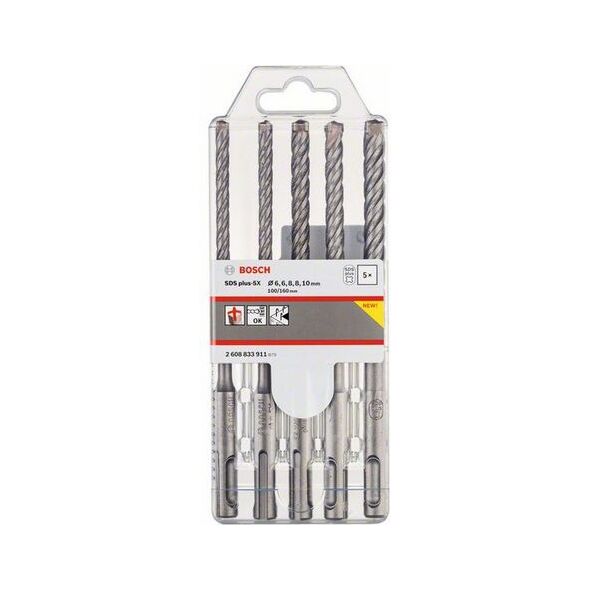Wiertło Bosch do betonu SDS+ 6 10 8mm zestaw (2608833911) 3321920 6949509224057