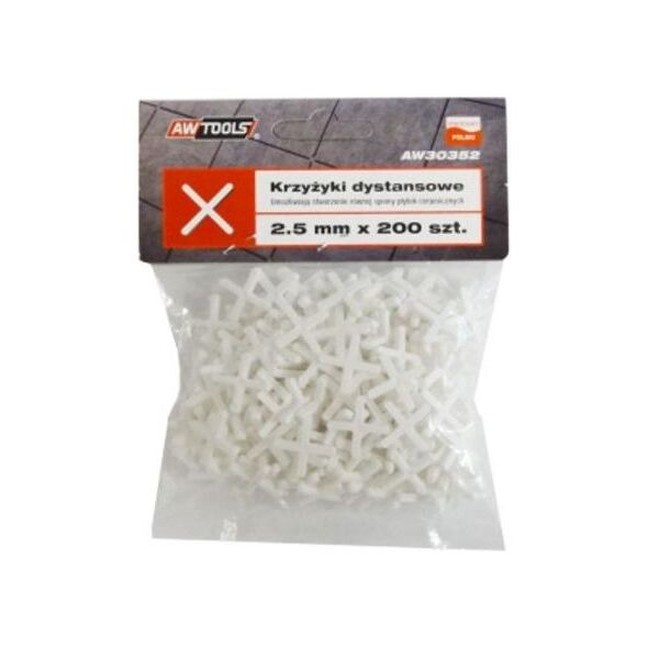 AWTools Krzyżyki dystansowe 2mm 200szt. (AW30351) 3323964 5902198745877