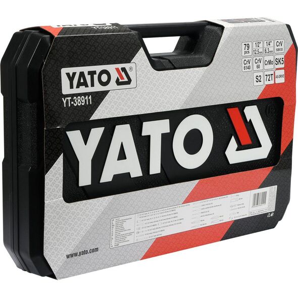 Zestaw narzędzi Yato 79 el. (YT-38911) 3329259 5906083389115