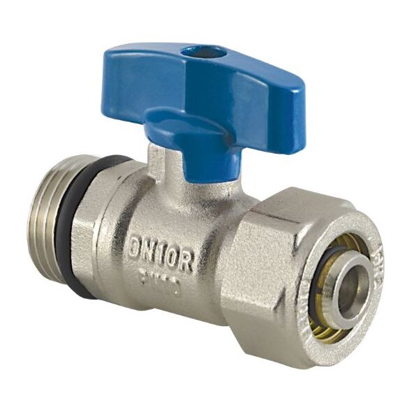 Ferro Zawór kulowy wodny 1/2" z motylkiem niebieski (KPEX16-BH) 3336160 5902194946902