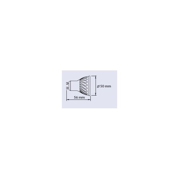 GTV Żarówka LED GU10 7,5W 570lm 220 - 240V ciepła biała (LD-PC7510-30) 3346569 5901867155405