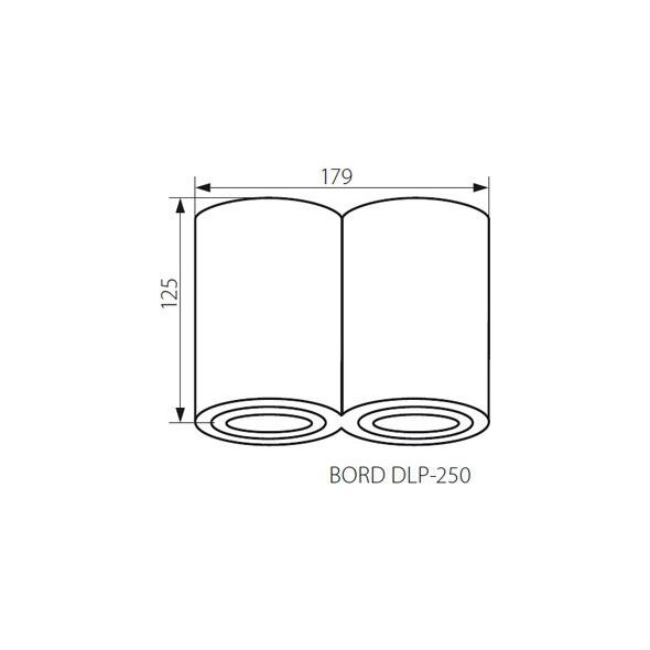 Lampa sufitowa Kanlux Bord 2x50W  (22555) 3378500 5905339225559