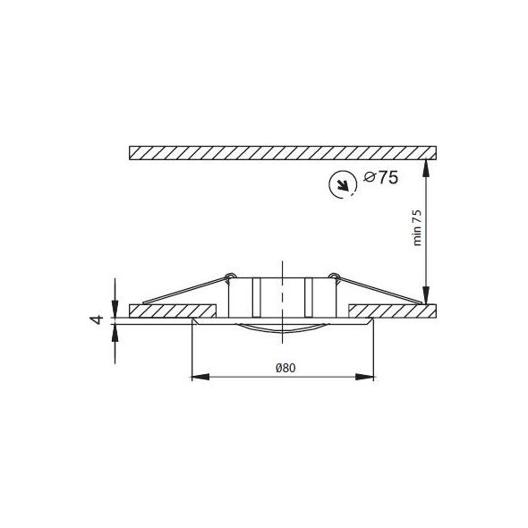 GREENLUX Oczko halogenowe AXL 12V MR16 GU5,3 50W satynowy nikiel/złoty (GXPL043) 3380095 8592660101934
