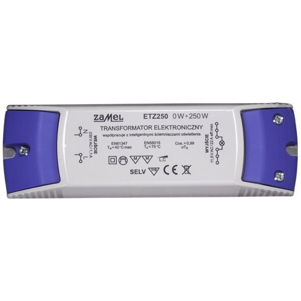 Zamel Transformator elektroniczny 230/11,5V 0-250W ETZ250 (LDX10000104) 3383532 5903669071518