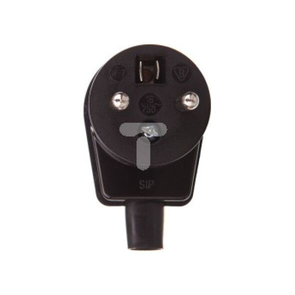 Powstaniec Wtyczka kątowa W 7 16A 2P+Z czarna (31-12102.07) 3396092 5907501500921