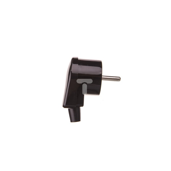 Powstaniec Wtyczka kątowa W 7 16A 2P+Z czarna (31-12102.07) 3396092 5907501500921