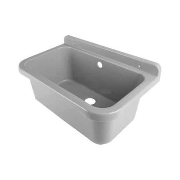 Zlewozmywak Hydroland 1-komorowy gospodarczy 55 x 34cm szary (ZLEW.55.SZ) 3396477 5900308750810