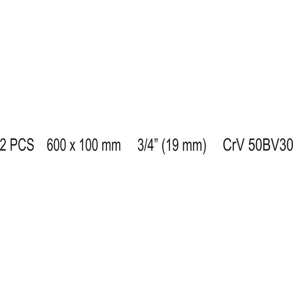 Yato Pokrętło fajkowe typu L 3/4" 600mm (YT-13490) 3399466 5906083011467