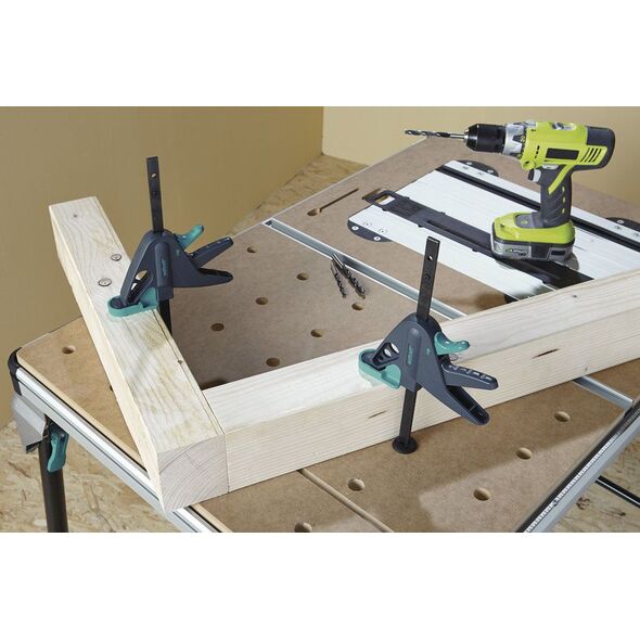 Wolfcraft Ścisk płaszczyznowy do stołów PRO 120mm (3036000) 3400152 4006885303607
