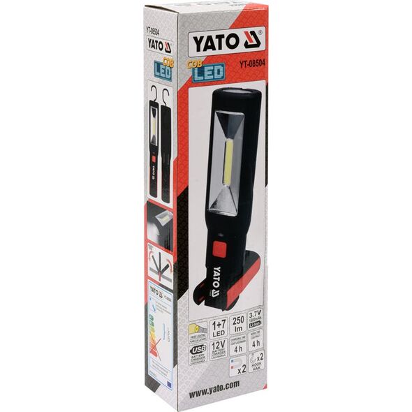 Yato Lampa warsztatowa 3W 1+7 LED COB (YT-08504) 3400538 1110003163394