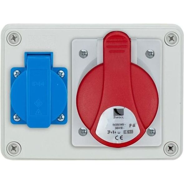 Pawbol Rozdzielnica stacjonarna R-BOX 150 1x16A/5P 1x250V IP44 (B.1091) 3402622 5907484338962