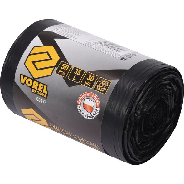 Vorel Worki super mocne na odpady domowe 35L 50szt. (09473) 3404217 5906083028953