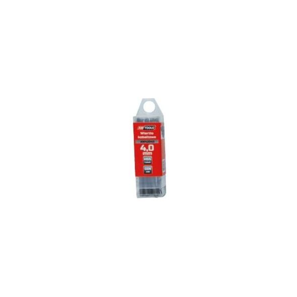 Wiertło AWTools do metalu kobaltowe walcowe 4mm 10szt. (AW42040) 3404571 5902198747703