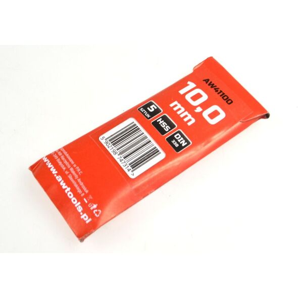Wiertło AWTools do metalu HSS walcowe 10mm 5szt. (AW41100) 3404630 5902198747314