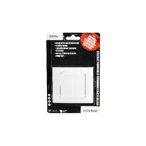 Zamel Radiowy nadajnik klawiszowy 4-kanałowy biały RNK-04/W 3405057 5903669080633