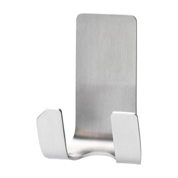 Tesa Haczyk samoprzylepny Powerstrips Waterproof podwójny metalowy chrom 1szt. (H5971004) 3406738 4042448175274
