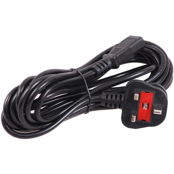 Kabel zasilający Maclean Kabel zasilający 3 pin 1,5M wtyk GB MCTV-806 (42160) 3414255 5902211102380