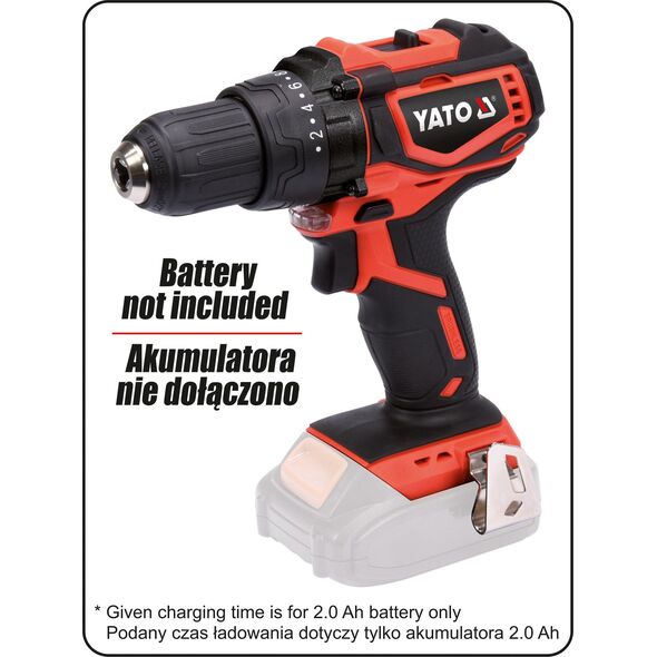 Wiertarko-wkrętarka Yato YT-82795 18 V 3424989 5906083025068